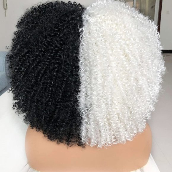 Ladies women curly afro  wig 14 inches